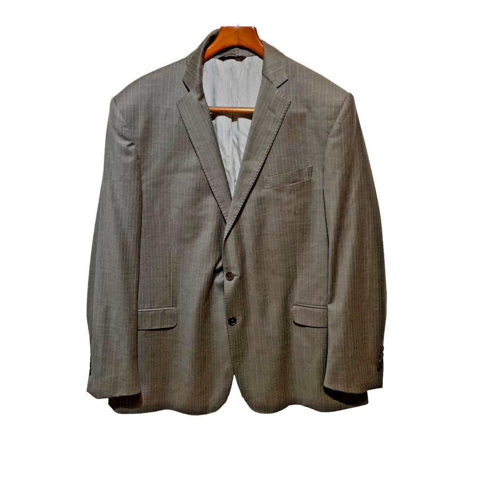 Brooks Brothers Blazer Mens 46 L Regent Fit Explorer Wool Gray 2 Button Jacket